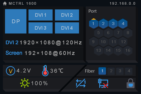 NovaStar MCTRL1600 LED Display Controller
